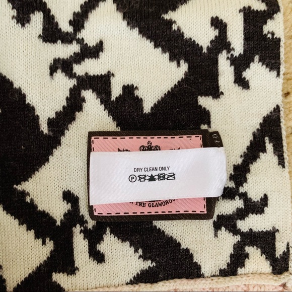 Brown Juicy Couture Wool Scarf - Picture 3 of 6